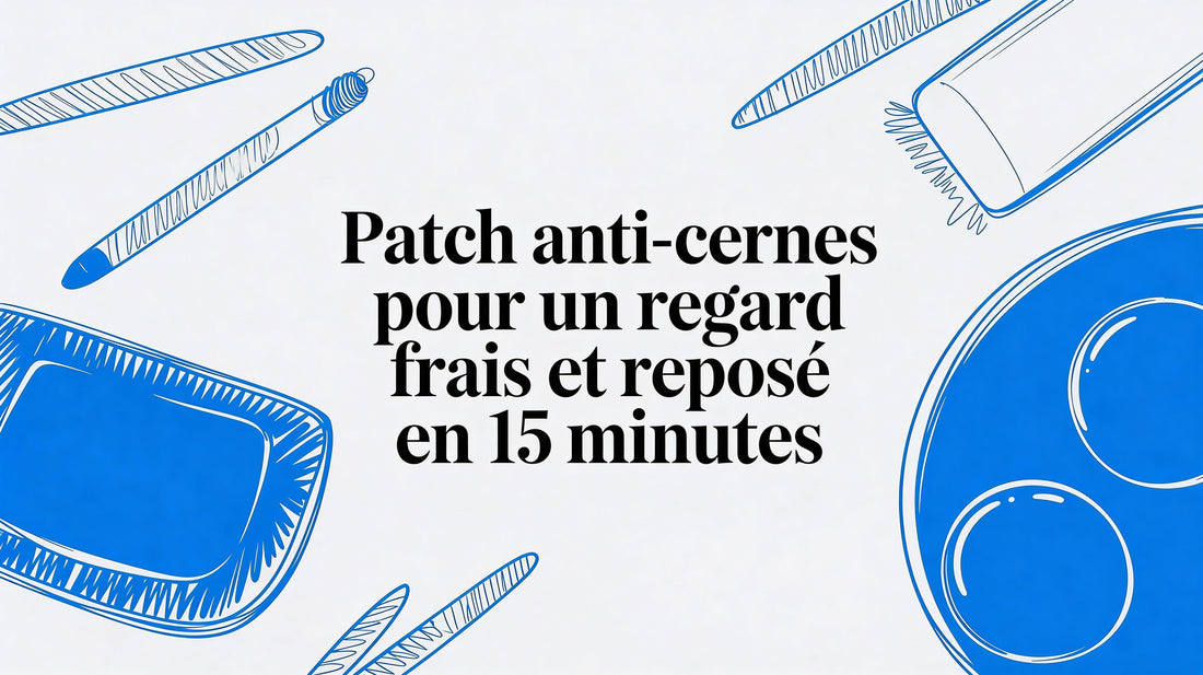 Patch anti cernes pour un regard frais et reposé en 15 minutes