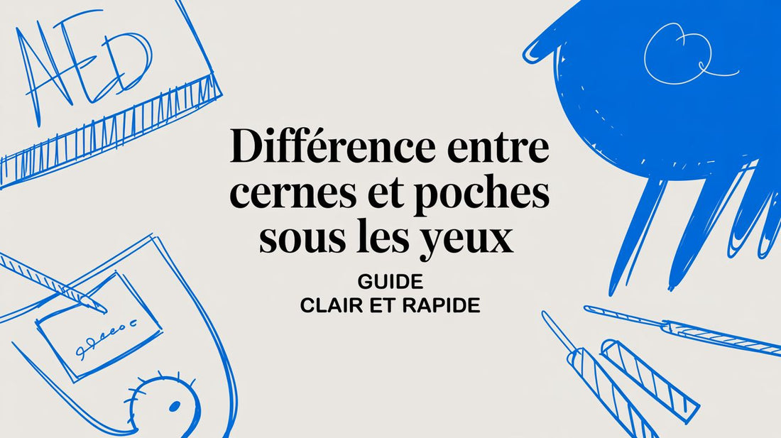 Différence entre cernes et poches sous les yeux : guide clair et rapide