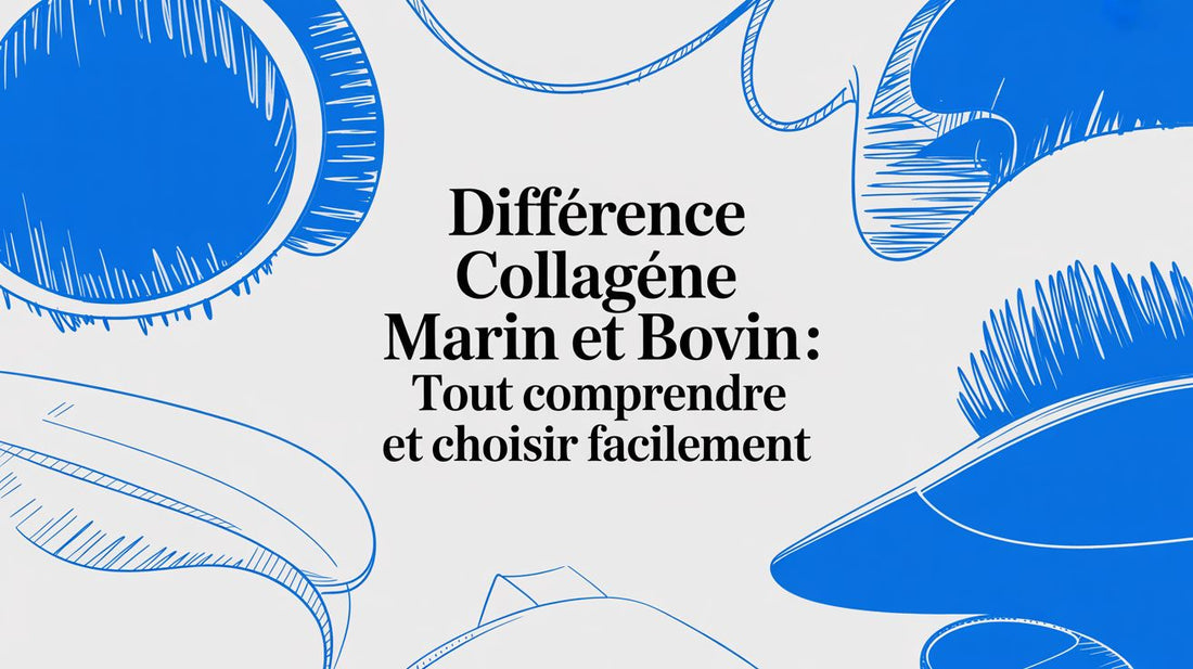 Différence collagène marin et bovin : tout comprendre et choisir facilement