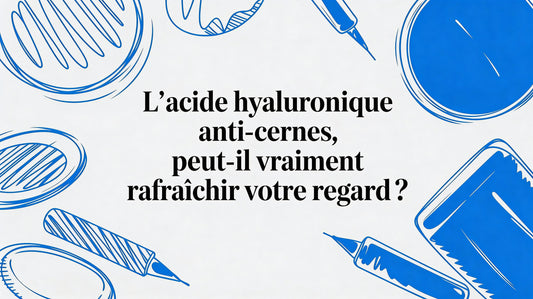 L'acide hyaluronique anti cerne peut-il vraiment rafraîchir votre regard